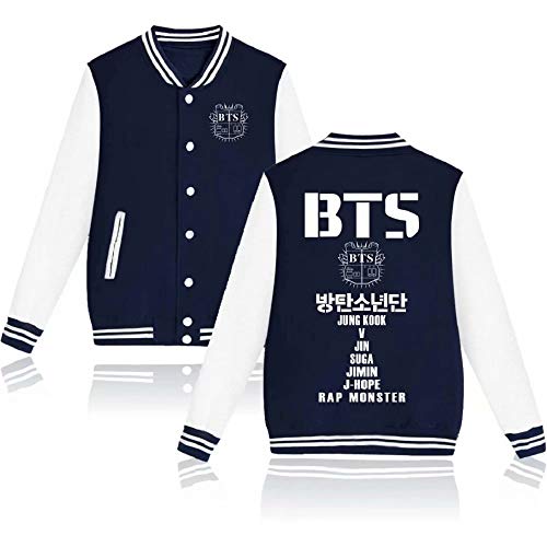 LLTG BTS Bangtan - Chaqueta de béisbol para otoño e invierno