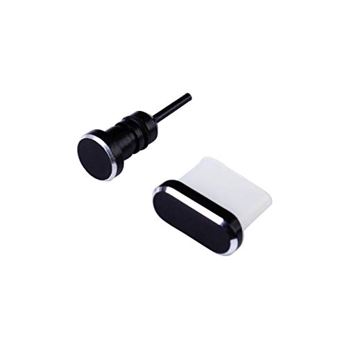 Lorsoul Reemplazo 2pcs / Set del Enchufe del Polvo para Xiaomi Huawei Samsung Tipo C de Carga del Puerto de Auriculares Jack Enchufe del Kit del Polvo del USB