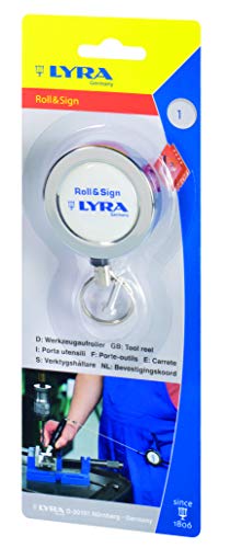 Lyra portaherramientas Roll & Sign, marcador, werkzeughalterung con cable de acero, herramientas de Jojo, 120 cm de largo – 7608001