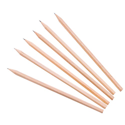 Mackur Bois naturel crayon croquis d'écriture de crayon pour l'école bureau 10 pcs