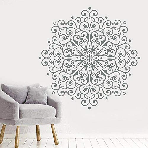 Mandala pared cabecera vinilo viento decoración mandala pegatina dormitorio mandala pegatina estilo dormitorio