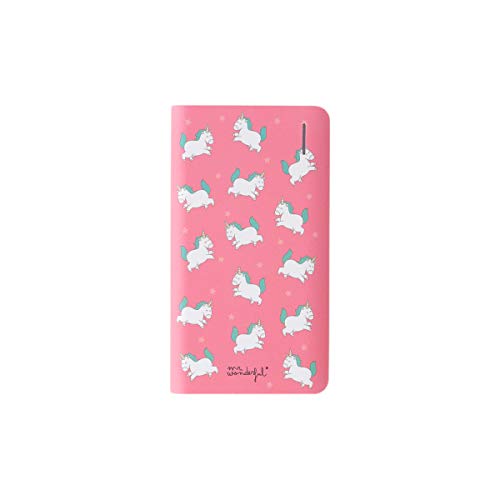 Mr. Wonderful - Bateria Externa portatil para movil, Power Bank 6.000 mAh, Unicornios