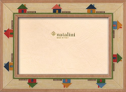 Natalini Maison 10X15 Marco de Fotos con Soporte para Mesa, Tulipwood, Madera Natural, 10 X 15 X 1,5