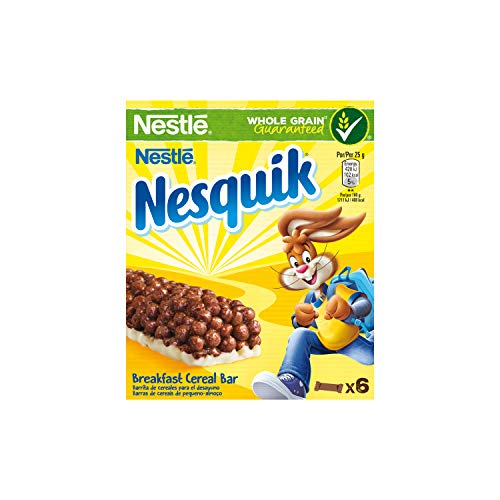 Nestlé Nesquik Barritas de Cereales con Cacao, 16x6x25g