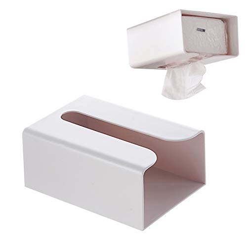 None/Brand Lmbqye Portapañuelos De Papel, Caja para Pañuelos De Papel, Caja De Servilletas De Dispensador De Toallas De Papel con Ranura Superior De Forma De Radio para Coche, Hogar, Baño