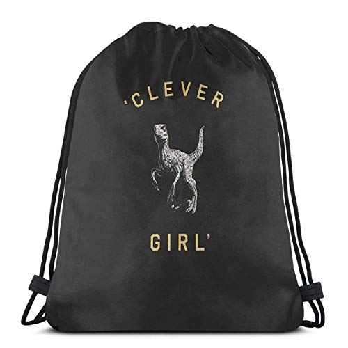 orangefruit Clever Girl - Mochila Deportiva Plegable Impermeable Oscura Mochila Deportiva Mochila con cordón 36x43 cm