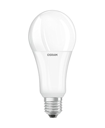 Osram LED SuperStar Classic A - Lámpara LED, forma bulbo clásica, con casquillo enroscable: E27, Regulable, 21 W, 220-240 V, 150 W Reemplazo, mate, Blanco cálido, 2700 K, 1unidad