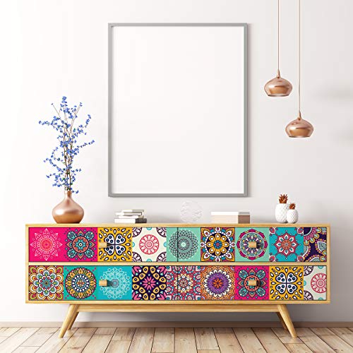 Pegatinas adhesivas para muebles | Pegatinas autoadhesivas de azulejos – Decoración para mesas, armarios cómodos, estantes, 40 x 60 cm