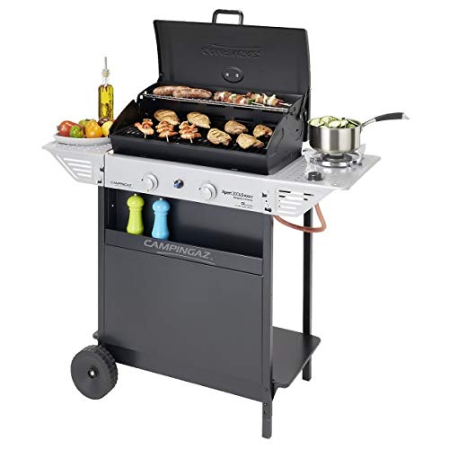 Piushopping Barbacoa de gas, Campingaz Xpert 200 LS-Rocky, Jardín Terraza Veranda, 108 x 48 x 124 h