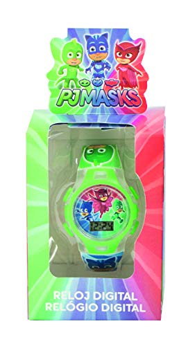 PJ Masks Joy Toy LCD Uhr mit LED Licht in originaler Geschenkverpackung