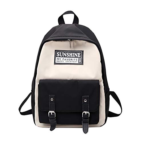 Posional Mochila Vintage De Lona para Las Mujeres Antigua La Fuera Camping Picnic Deporte Universidad Damas NiñAs Moda Carta Hombro Bolso Escuela Bolsos Cartera Escolar Ligera De Diario