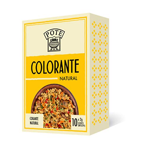 POTE colorante natural caja 10 sobres de 2 gr