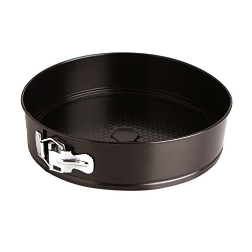 Quid Sweet Grey - Molde de horno desmontable cuadrado , Negro, 28 cm