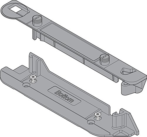 Ronin Furniture Fittings® Blum Servo de Drive portador Perfil de grabación superior + inferior, liegendes Travers RAL 7037 z10d01e0.01