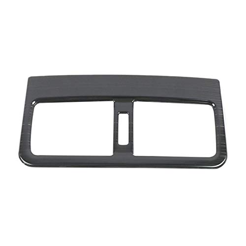 SHOUNAO Coche Trasero de la ventilación de Escape de Acero Inoxidable de Acero Inoxidable Trasero al revés Aire Acondicionado Salida 1pcs Apto para Mazda CX-30 2020 (Color Name : Black)