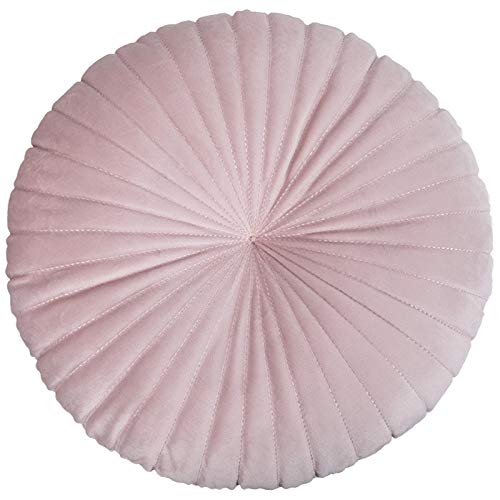 Shumo CojíN de Forma de Calabaza de Estilo NóRdico Rosa CojíN de Asiento Decorativo CojíN de Almohada de Terciopelo Redondo Creativo