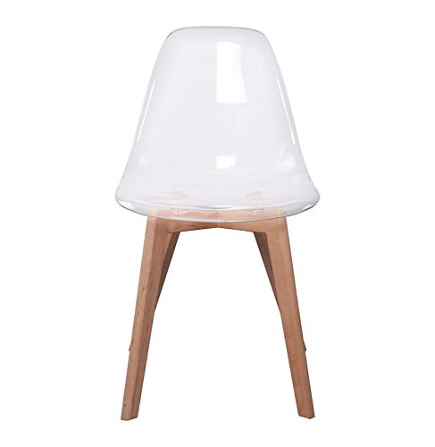 Silla escandinava – asiento transparente