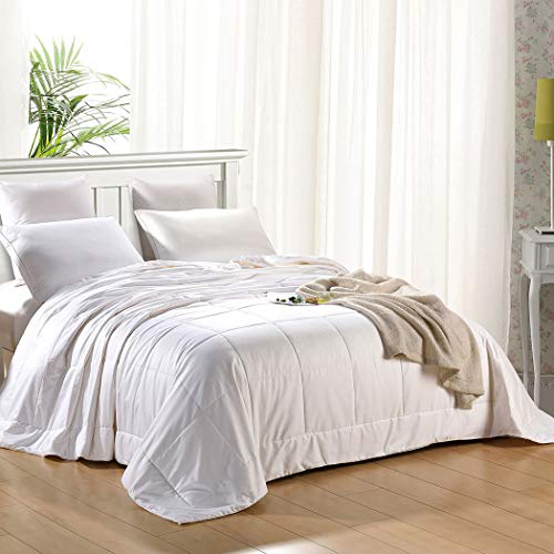 Since Silk Edredón Relleno de Seda, 100% Seda de Morera Edredón para Primavera Verano, Hipoalergénico Suave y Sedoso Edredones de Seda - Double (200 * 200cm) 4 TOG