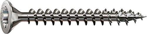 Spax 1197000600703 - Tornillo universal, 6,0 x 70 mm, 100 piezas, de cabeza avellanada, t-star plus 4cut, totalmente rosc