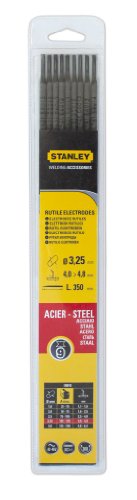 Stanley 460732 - Electrodos para soldadura (9 unidades, 3,25 mm de diámetro)