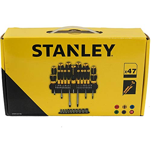 STANLEY - Juego de 47 destornilladores