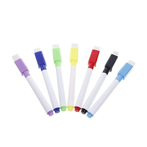 Tableau blanc Stylo magnétique effaçable à sec marqueurs tableau blanc avec stylo gomme Lot de 8