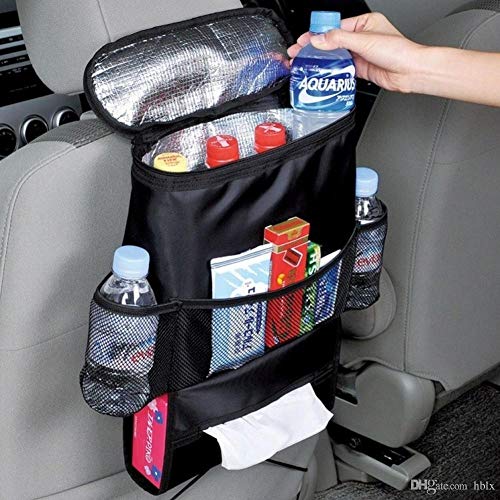 takestop Bolsa Térmica Nevera Organizador de Respaldo ws1150 de Almacenamiento portabebidas Comida Coche Bolsillo Asiento Organizador Red Máquina