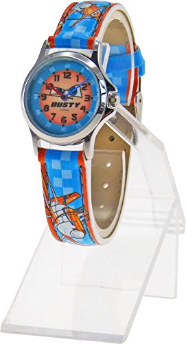 Technoline WT 933 - Reloj Infantil (Armazón de Metal, Correa de Piel Sintética), diseño de Aviones Disney Planes