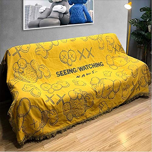 TIYKI Sillón Sofá Sofá Slipcover,Cubierta Elástica De Sofá De Poliéster,Protector De Muebles para Perros Mascotas,Cubiertas De Silla Súper Suave para Sala De Estar-A 180x340cm(71x134inch)