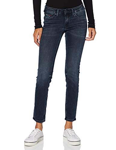 Tommy Jeans Mujer Sophie Lr Skinny Ankle Gdk Straight Jeans, Azul (Gia Dk Bl Str 1bj), W29/L34