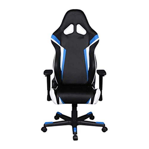 TYXL Gaming Chair Wee Ordenador Silla Partido en casa Silla ergonómica Juego Silla de Oficina Silla giratoria Negro Naranja Blanco-Blackorangewhite (Color : Blackbluewhite)