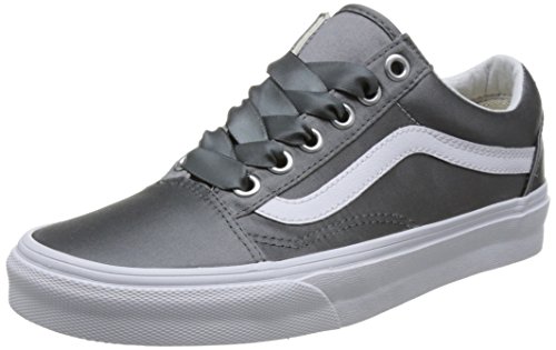 Vans Old Skool, Zapatillas para Mujer, Gris (Satin Lux), 36 EU