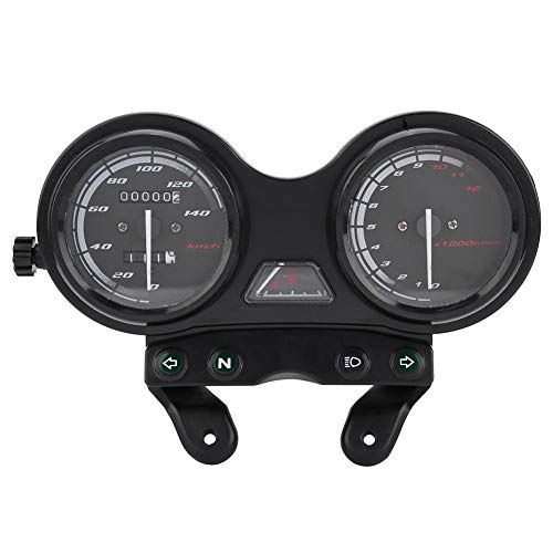 Velocímetro de motocicleta y medidor de aceite en uno, DC 12V Moto Moto 12000RPM LCD Odómetro Velocímetro para Yamaha YBR 125