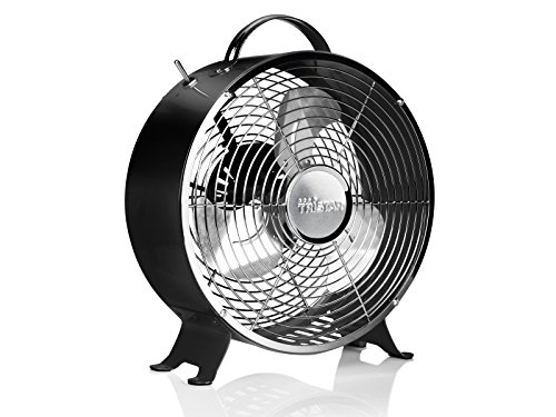 Ventilador de mesa retro Tristar VE-5966 – 25 centímetros – Negro