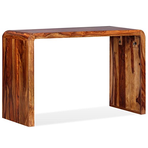 vidaXL Aparador Escritorio Madera Sheesham Marrón Mesa Consola Mueble Auxiliar