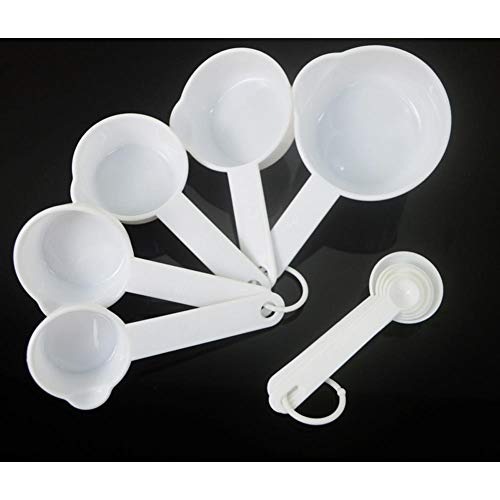 WBMKH 10 unids/Lote Tazas medidoras de plástico Cuchara medidora Herramientas de Cocina Conjunto de Herramientas de medición