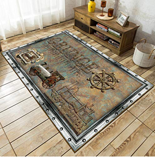 yan Alfombra Alfombra De Estilo Industrial Moderna Sala De Estar Alfombra De Moda Mecanizada Sofá Mesa De Centro Alfombra De Piso Alfombras De Estudio Alfombra De Casa Dormitorio 160 Cm * 230 Cm