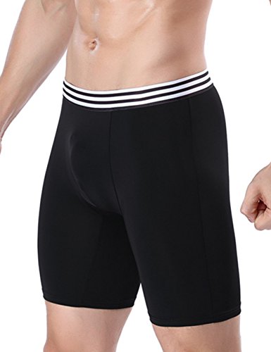 Zantec Calzoncillos deportivos, calzoncillos para hombres, Male Sports Long Boxer Briefs Lencería Transpirable Ropa Interior Regalo