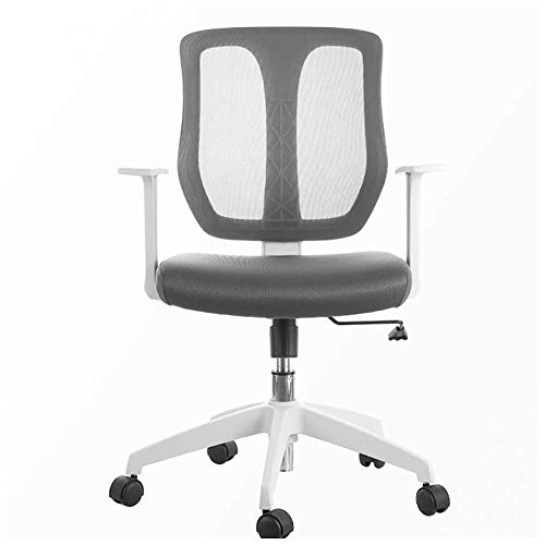 ZWWZ Silla de Oficina ergonómica de Malla Transpirable cómoda para el hogar Silla de Juego Rotatoria reclinable MISU (Color : Grey)