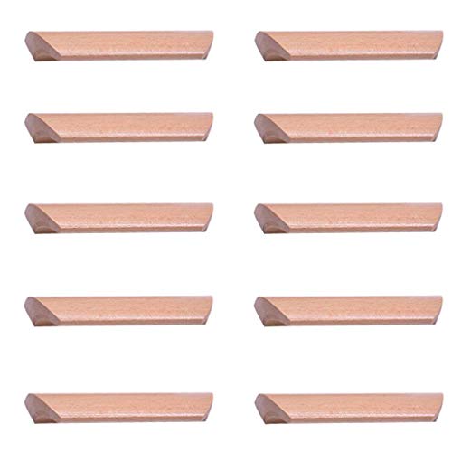 10PCS - Perillas De Madera Sin Terminar Para Cajones, Tiradores - Armarios De Cocina Muebles Aparador Armario Armario Cajón Tiradores Tiradores Tiradores-10-Pieza de madera de color-16cm(6pulgada)