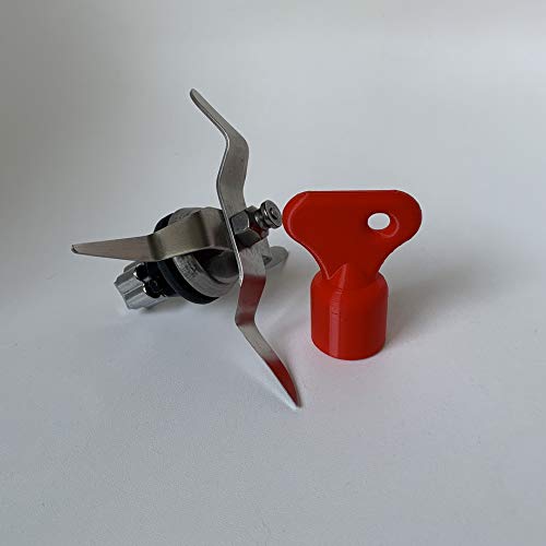 3DJunkies MCC Monsieur Cuisine Connect - Accesorio giratorio para mCC (rojo)