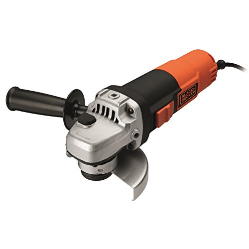 Black & Decker KG912-QS 900W 12000RPM 125mm - Amoladora angular (12000 RPM, M14, Corriente alterna, 900 W, 12,5 cm)