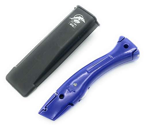 Blue Delphin Carpet Fitters - Cuchillo de delfín con funda