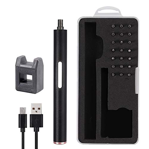 COLFULINE Mini Destornillador Eléctrico Juego de Destornilladores Inalámbricos de Precisión Recargables para iPhone/Reloj/Cámara