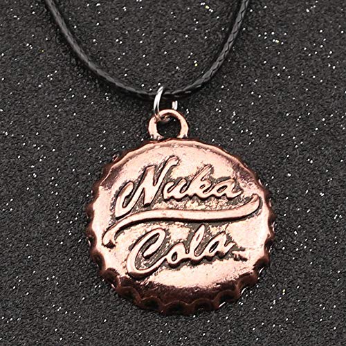 Collar Coque Collar Bebida Tapa De Botella Retro Cobre Antiguo Bronce Plata Color Colgante Joyas Antiquecopperplated