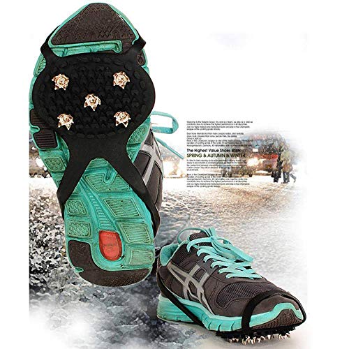 Crampones 1 Par De Crampones De 5 Dientes Que Previenen Los Zapatos Resbaladizos para Ni?os, Cubierta De Zapatos con Garra De Patinaje sobre Hielo Tipo Polipasto Crampones Ice Snow Grips