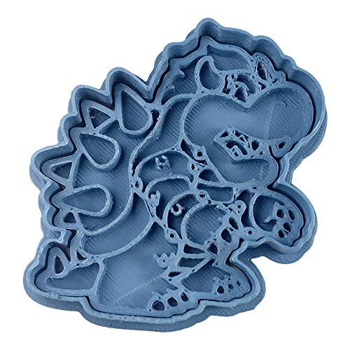 Cuticuter Bowser Mario Bros Cortador de Galletas, Azul, 8x7x1.5 cm