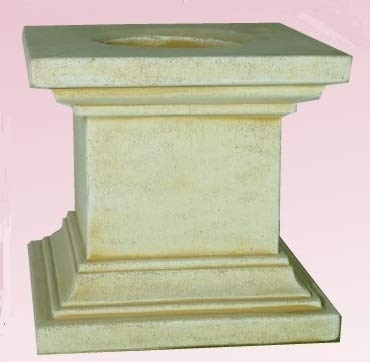 DEGARDEN Pedestal Columna de hormigón-Piedra para jardín o Exterior 42X40cm.