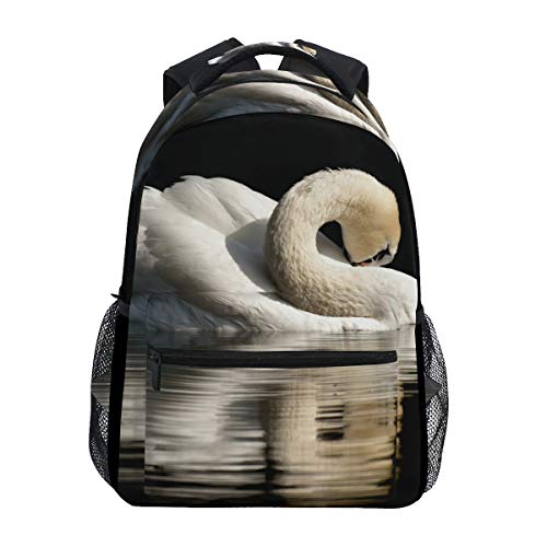 DEZIRO Swan Nap Mochila Escolar Tejida