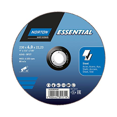 Disco de Desbaste para METAL-Norton Essential-230x6x22.23